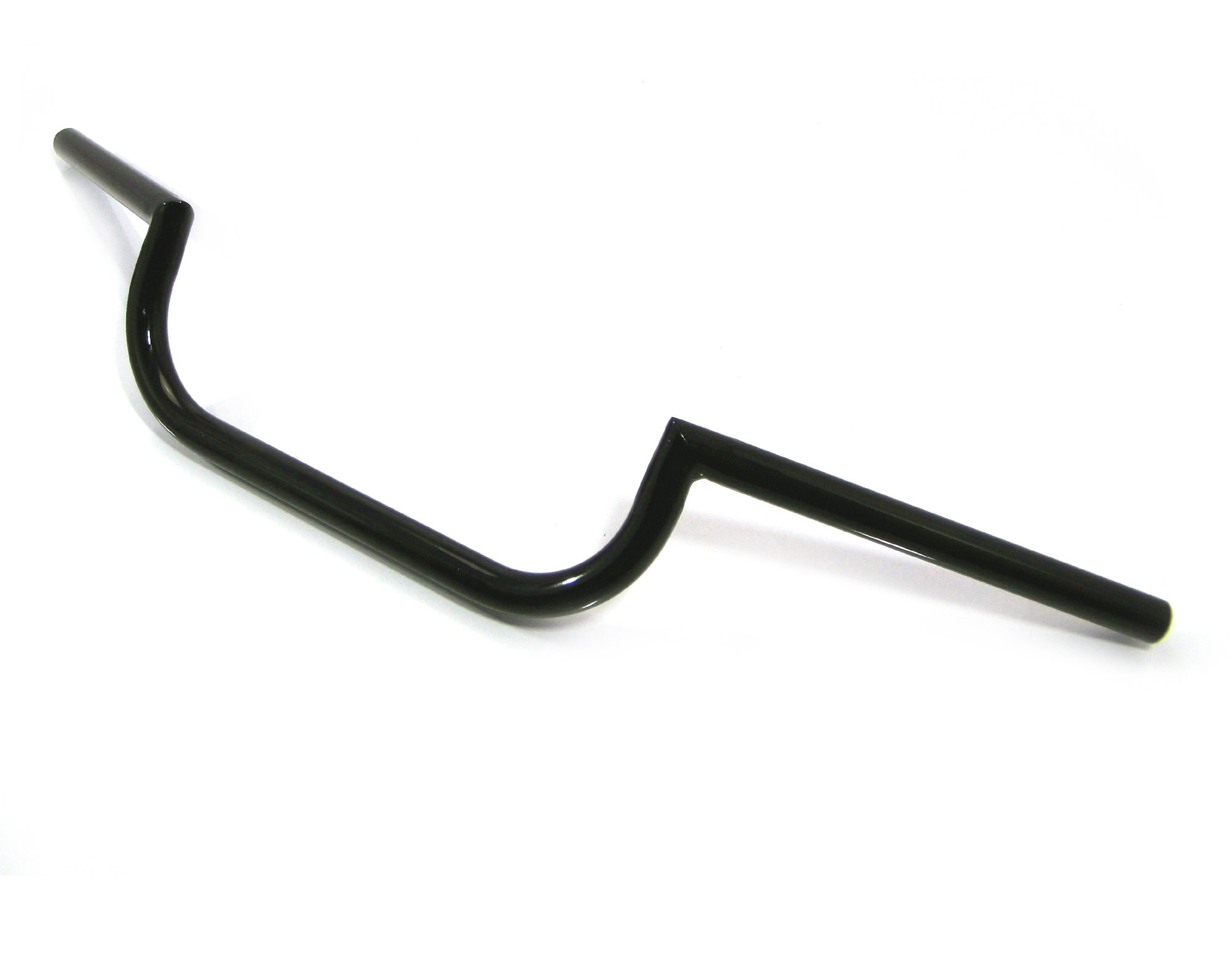 Good Quality Motorcycle Motorbike Clubman Style Steel 22mm 7/8" Black Handlebars